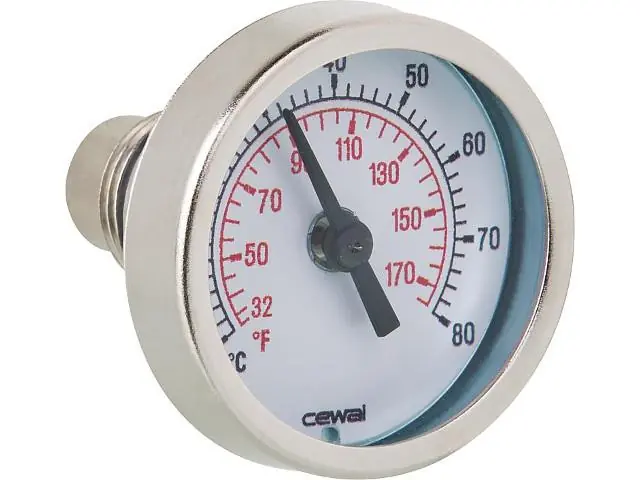 Thermometer mit Tauchhülse 1/2" Premium
